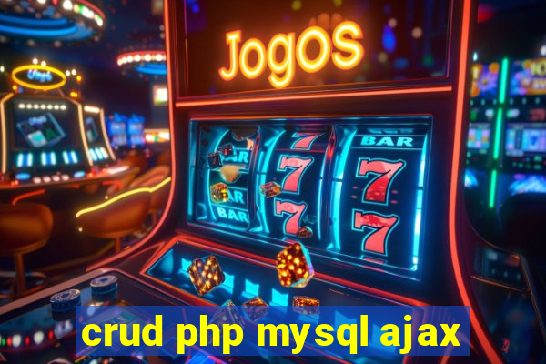 crud php mysql ajax